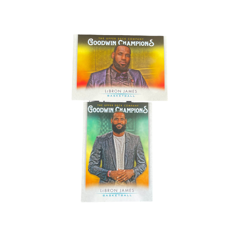UPPER D.E.C.K UPPER DECK 2021 Goodwin, LeBron, James, Old Man, Star Card, Card Pass Sports Cards 2 Pcs
