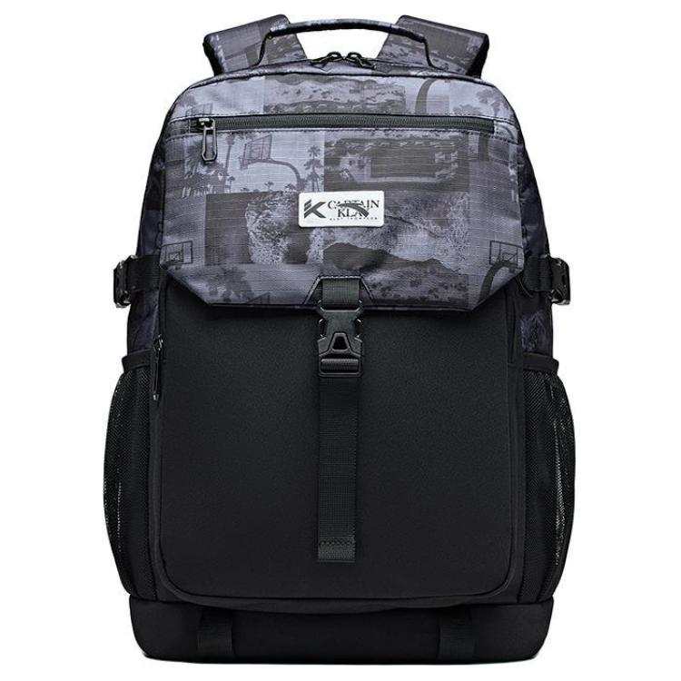 ANTA Anta Fabric Backpack Regular Unisex Gray Black