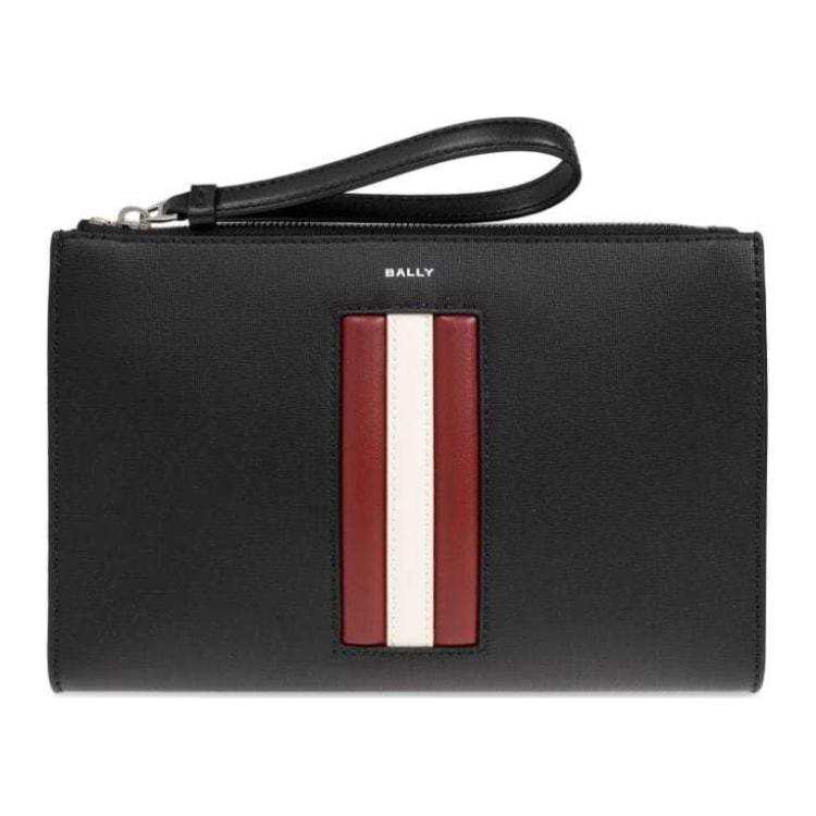 BALLY Bally panel-detail leather clutch bag