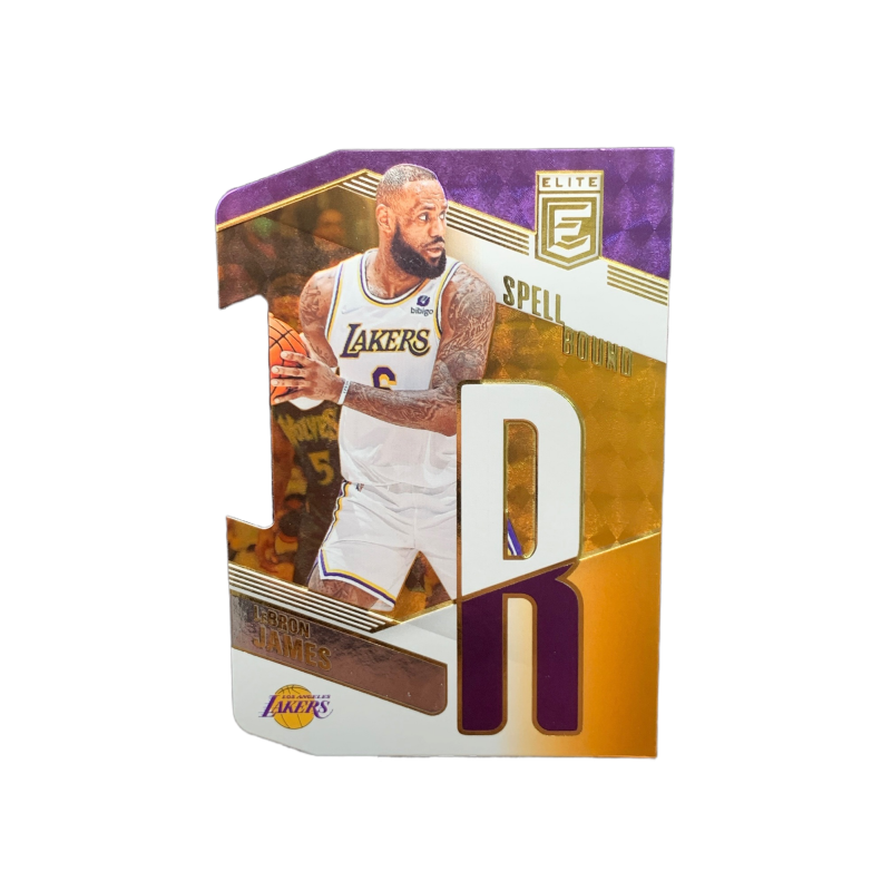 PANINI LeBron James Player Card, Elite Irregular Shape, Card Quality Guaranteed Sports Cards 1 Pc