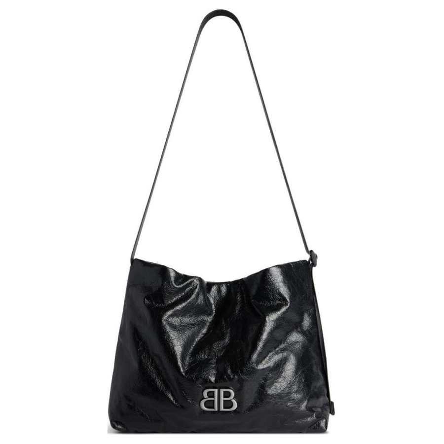 Balenciaga Balenciaga Fine Grained Cow Leather Hobo Bag, Handbag, Shoulder Bag Regular Women's Black