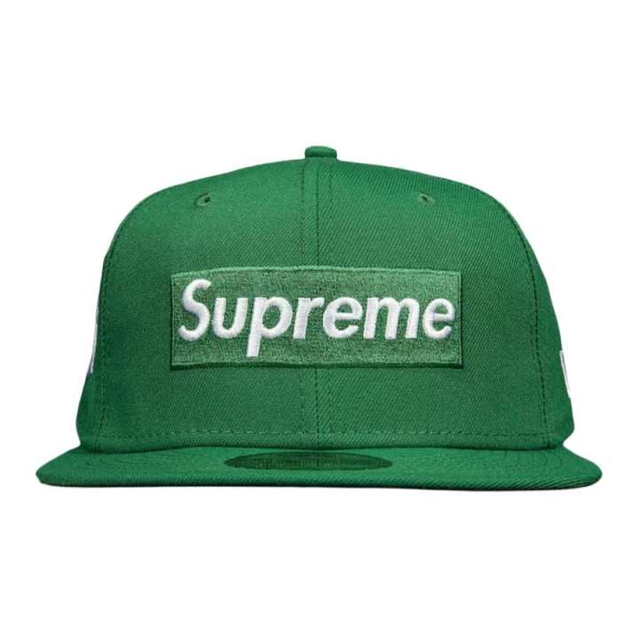 Supreme Supreme x New Era Polyester Baseball Caps Men's Green