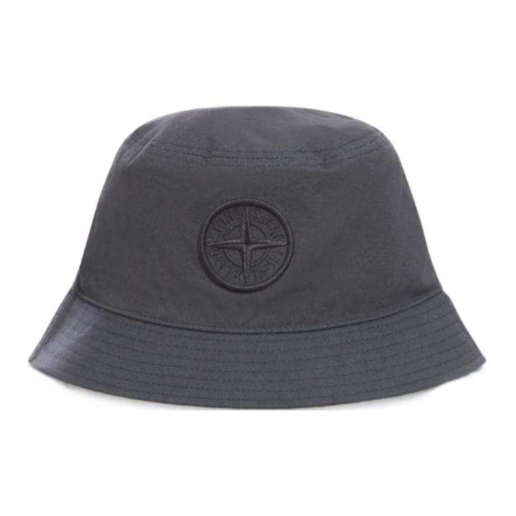 STONE ISLAND Logo Embroidered Bucket Hat