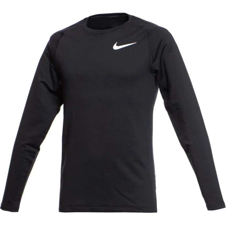 Nike Nike T Shirts Men's Black Crew Neck Moderate Straight Fit