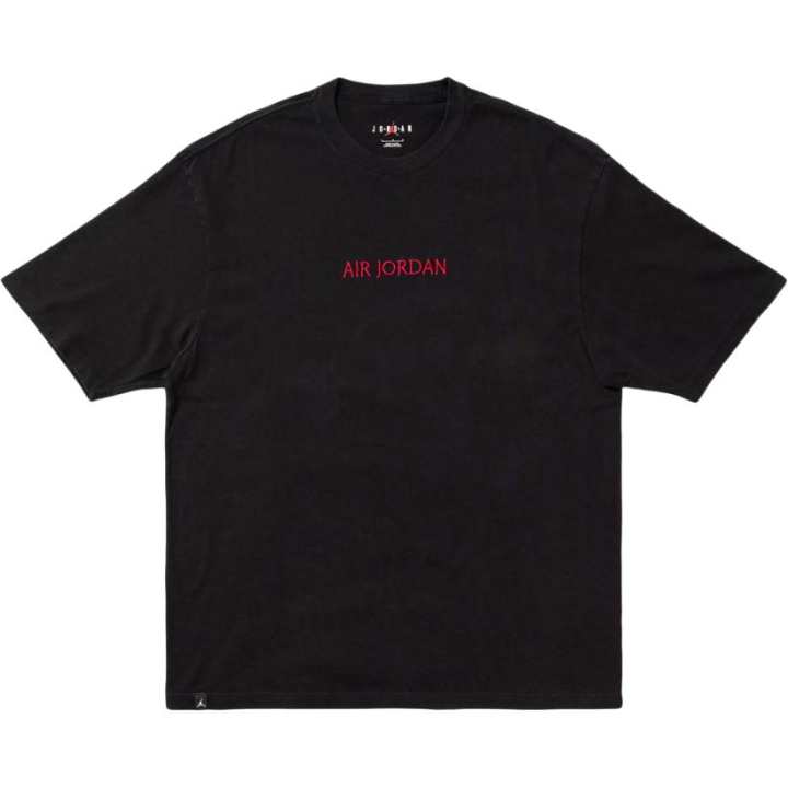 Jordan Jordan T Shirts Men's Black Crew Neck Thin Straight Fit