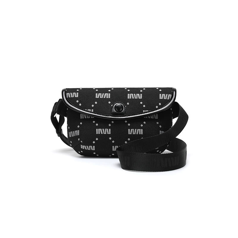 SEPTWOLVES Polyester Shoulder Bag, Crossbody Bag Regular Women's Black