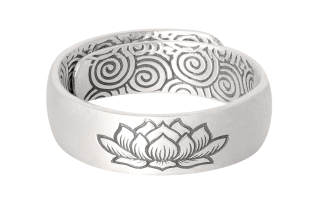 OWNREWARDS 999 Fine Silver Rings Unisex