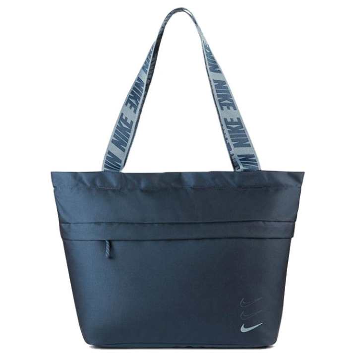 Nike Nike Polyamide Tote Bag, Shopping Bag, Handbag Regular Unisex Blue