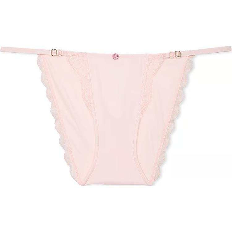 Victoria's Secret Fantasy Collection DREAM ANGELS Lace Adjustable String Bikini Panty/P Briefs Women's 1 Pack