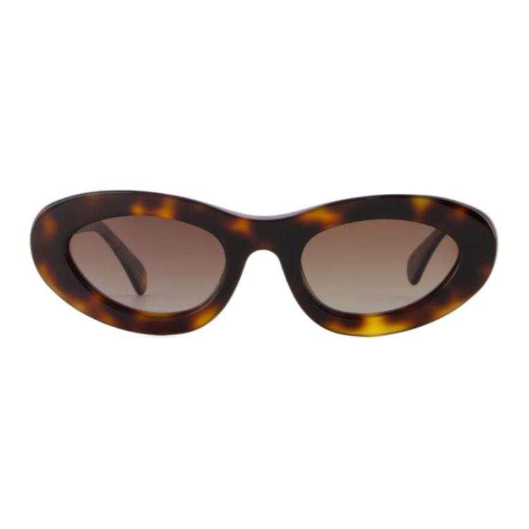 Anine Bing Acetate Cat Eye Sunglasses Women's Tortoiseshell