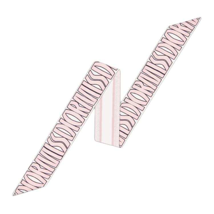 DIOR DIOR Silk Scarves Women's Light Pink