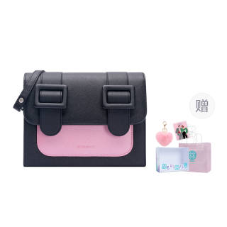 MERIMIES PVC Satchel Bag, Shoulder Bag, Crossbody Bag Medium Women's Black Pink Multicolor