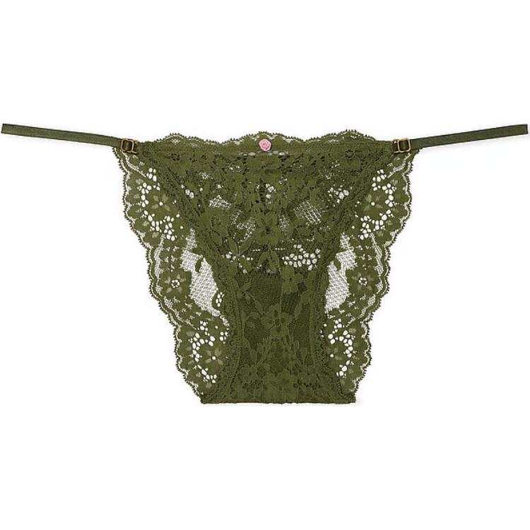 Victoria's Secret Fantasy Collection DREAM ANGELS Lace Adjustable String Bikini Panty/W G Underpants Women's 1 Pack