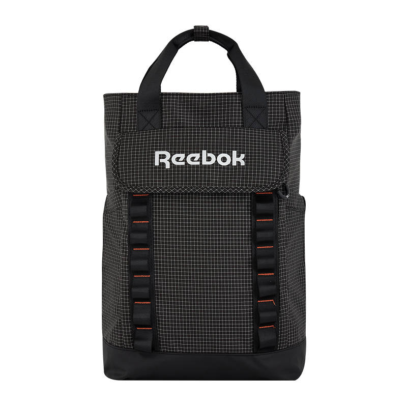 Reebok Fabric Backpack Sports Bag Medium Unisex Black/Green