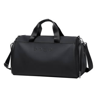 POLO Synthetic Leather Men's Travel Bag Large Men's Black