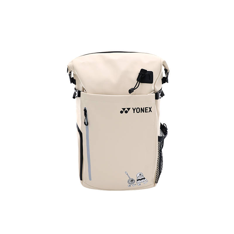 YONEX YONEX Fabric+Artificial Leather Backpack Unisex Khaki Beige