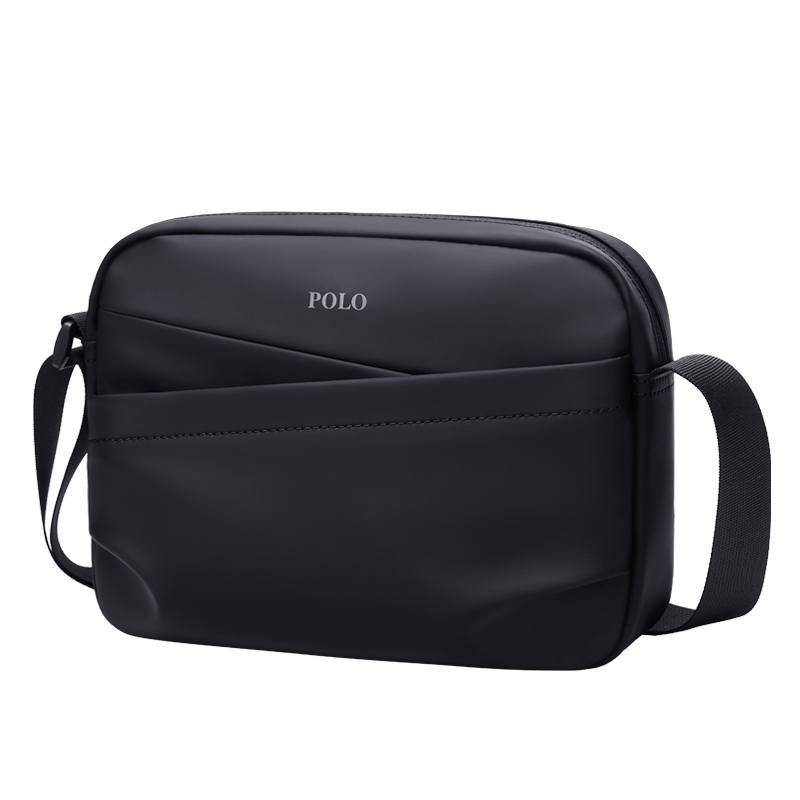 POLO POLO Fabric Shoulder Bag Medium Men's Black