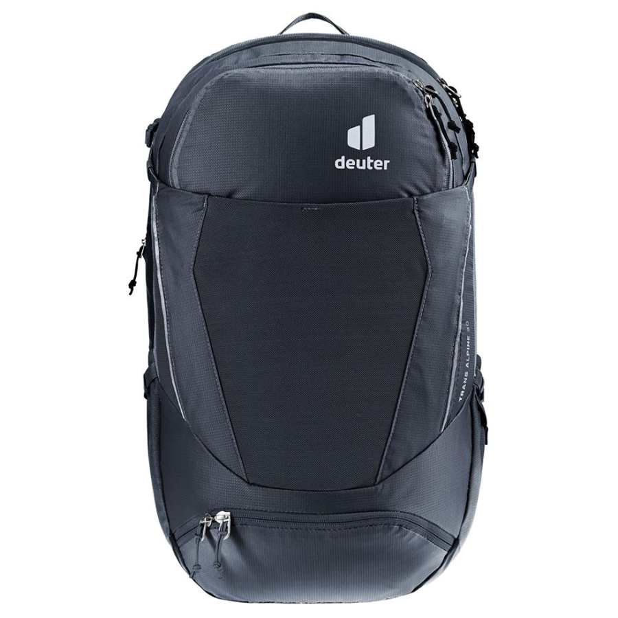 DEUTER 30L Outdoor Bags Nylon Obsidian Black/Chestnut/Atlantic Blue/Tender Shoot Yellow Unisex