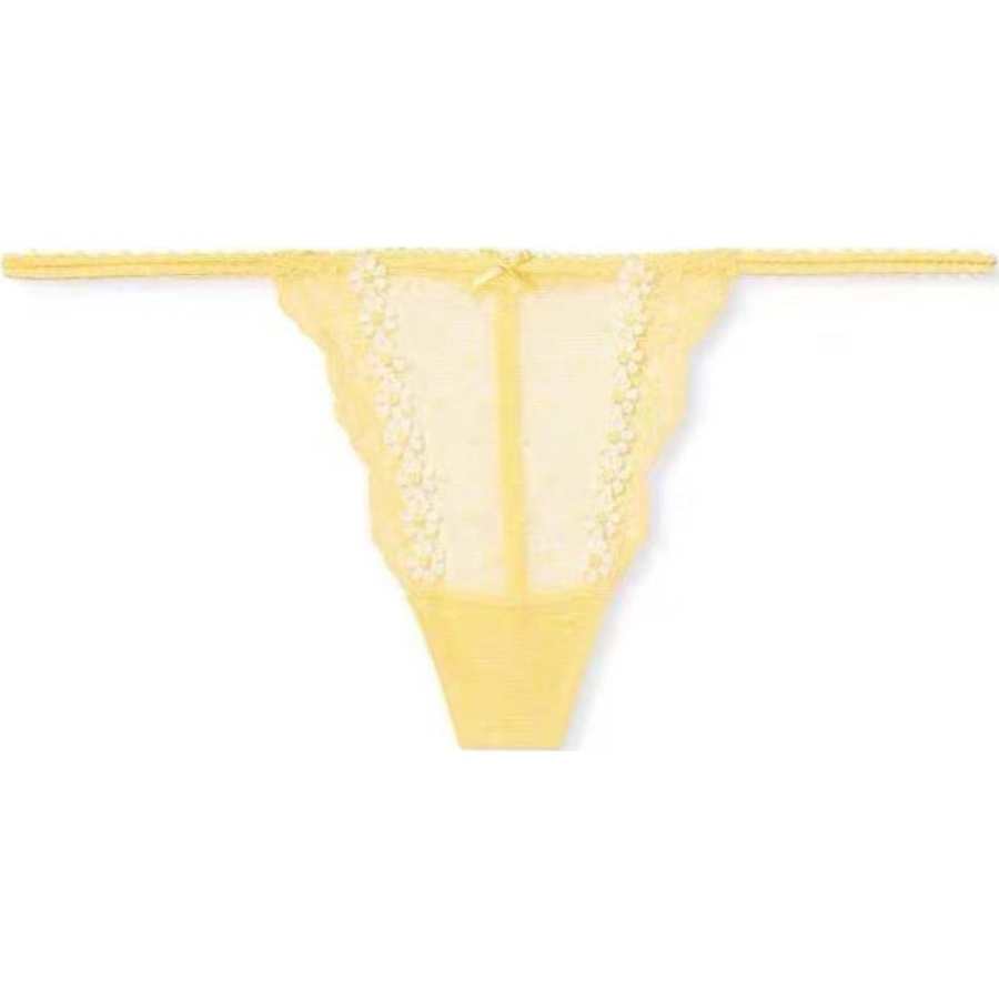 Victoria's Secret Thong Women's 1 Pack Yellow