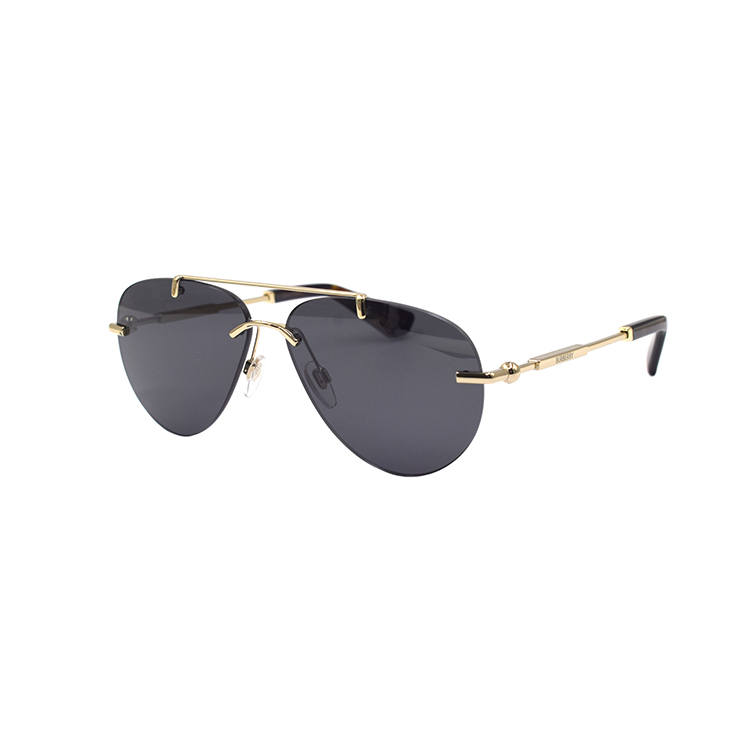 Burberry Burberry Metallic Aviator-frame Sunglasses