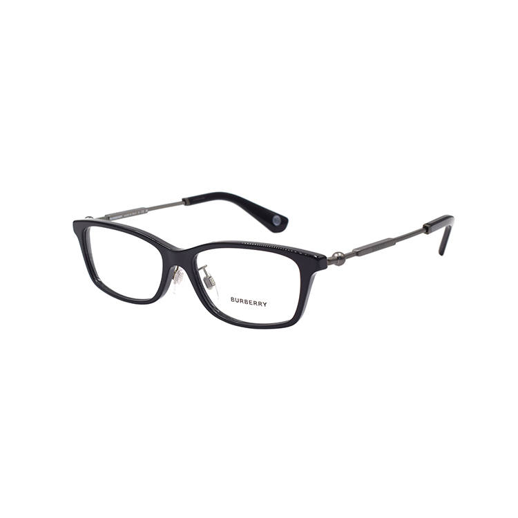 Burberry Burberry Rectangular Eyeglass Frames Men's Black