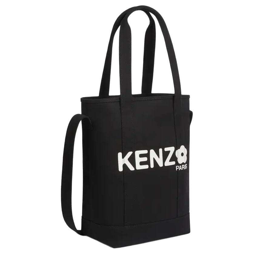 KENZO Cotton One Shoulder Handbag Regular Women's Black