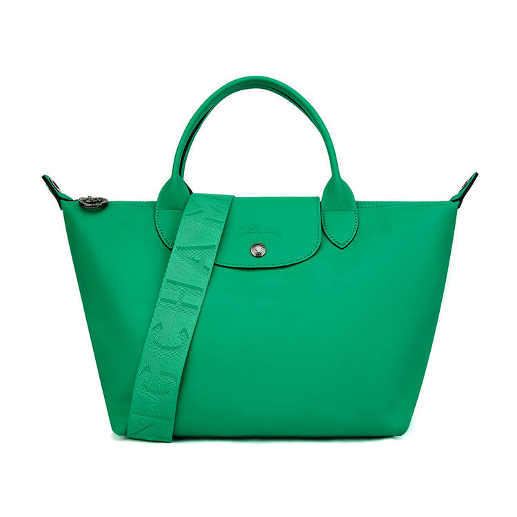 LONGCHAMP Cow Leather Shoulder Bag, Crossbody Bag, Handbag Women's Green