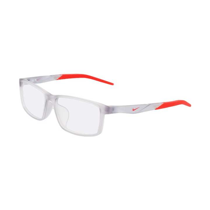 Nike Nike Injection Molded Square Eyeglass Frames Men's Light Gray