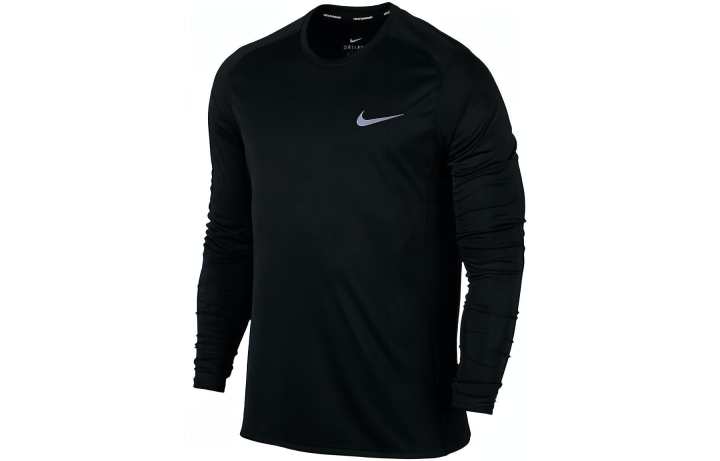 Nike Nike T Shirts Men's Black Crew Neck Moderate Straight Fit