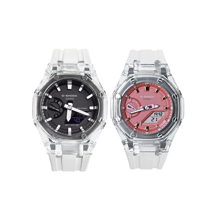 CASIO CASIO Unisex Liquid Crystal/Analog Dual Display Series 48.5mm Black Watch