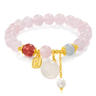 AGOVSKI Crystal Beaded Bracelets Women's