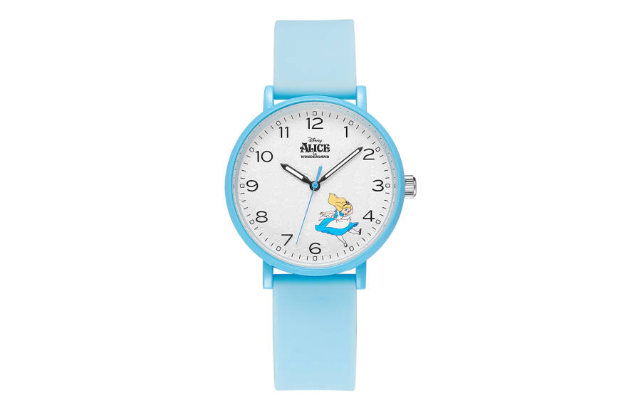 Disney Alice's Adventures In Wonderland Quartz Movement Watch Unisex White Dial