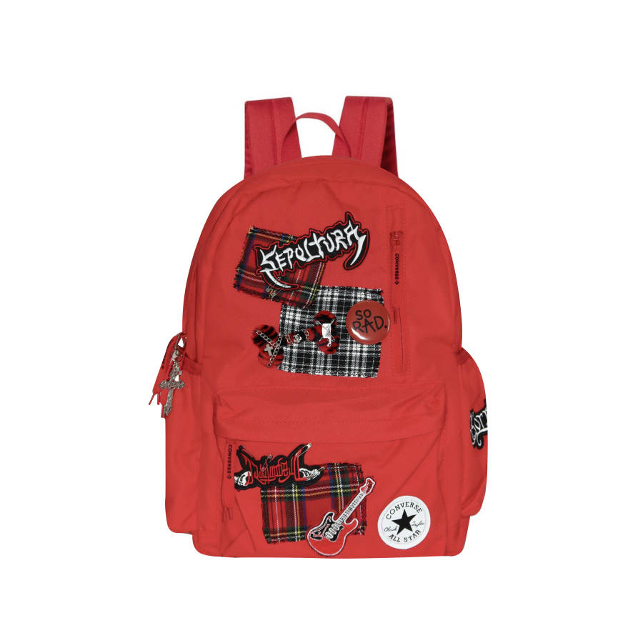 Converse Converse Polyester Backpack Medium Unisex Red