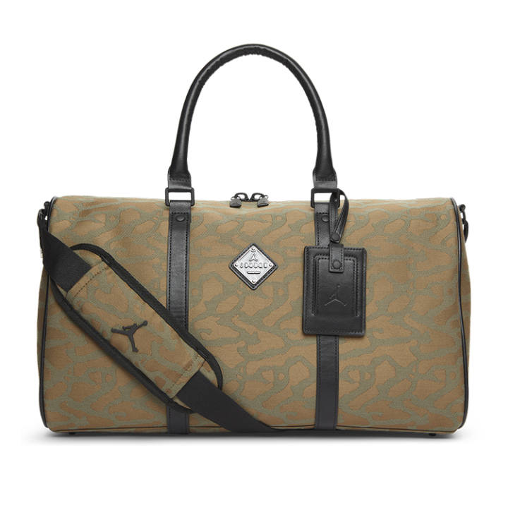 Jordan Jordan Polyester Travel Bag Unisex Light Olive Green