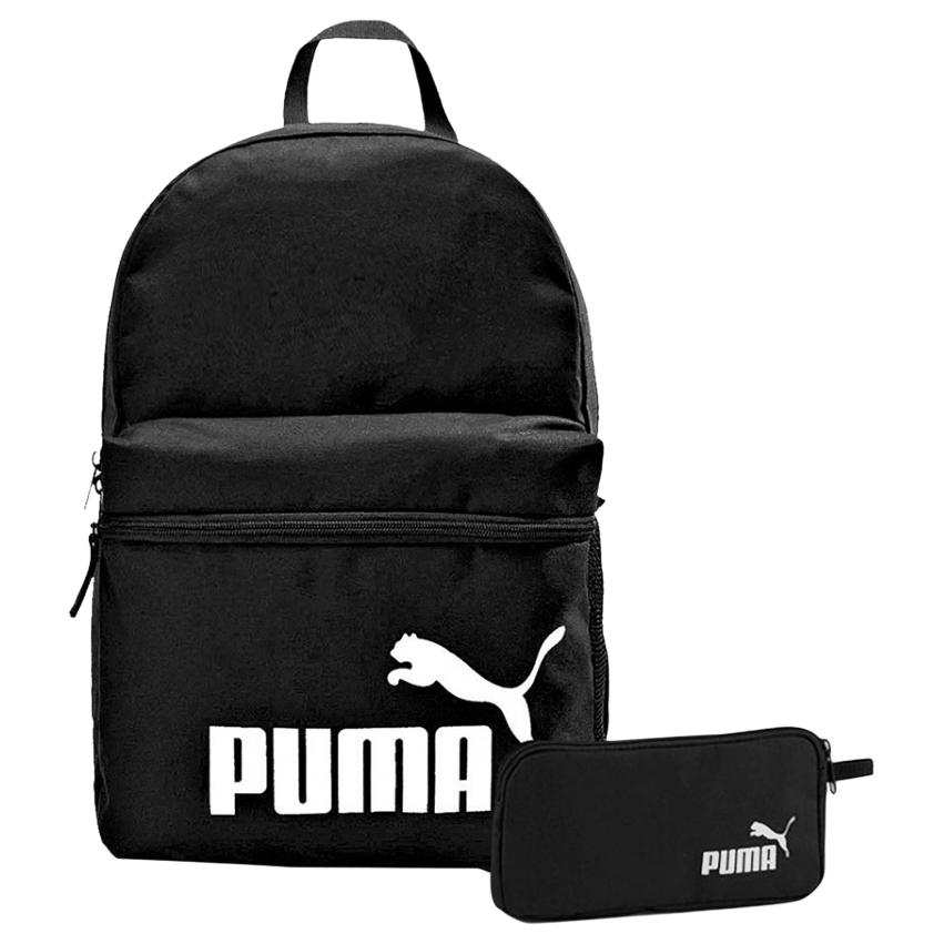 PUMA PUMA Polyester Blend Fabric Backpack Women's Black