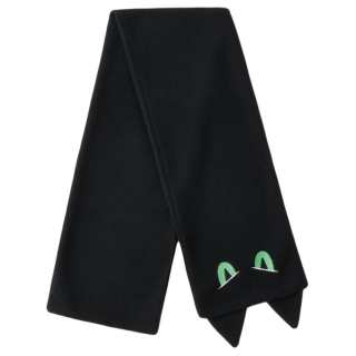 Anta Polar Fleece Knit Scarves Unisex Black