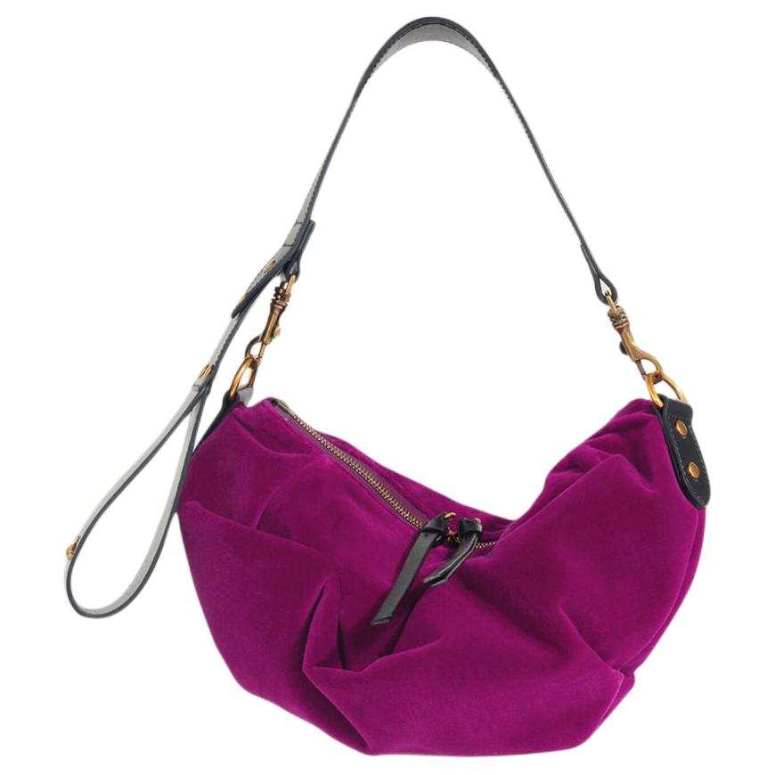 Vivienne Westwood With Velvet Handbag, Shoulder Bag Small Women's Purple