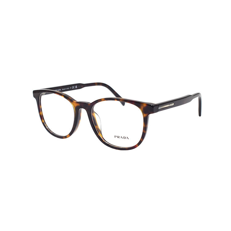 PRADA PRADA Round Eyeglass Frames Men's Tortoiseshell