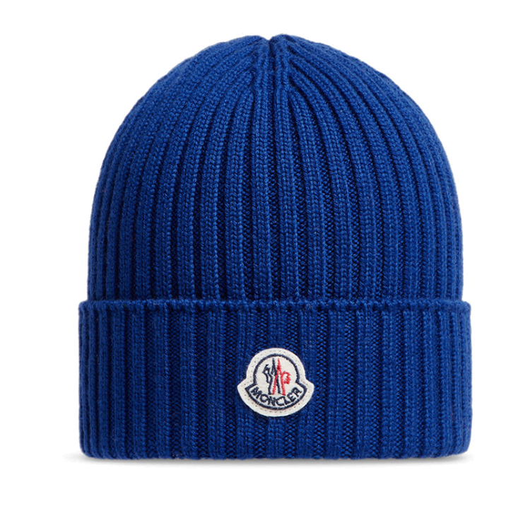 Moncler Moncler Enfant Logo Patch Knitted Beanie