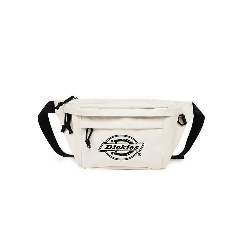 Dickies Polyester Sling Bag, Fanny Pack, Crossbody Bag, Shoulder Bag Regular Unisex Ecru/Lake Aqua Blue