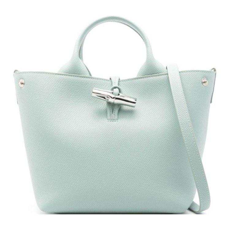 LONGCHAMP LONGCHAMP Small Le Roseau Leather Tote Bag