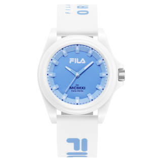 FILA DOPAMINE Wrist Watches Quartz Movement Silicone Strap Blue Dial Unisex