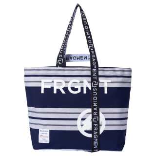 Fragment Design × RAMIDUS Collaboration Acrylic Handbag Large Unisex Marine Blue & Gray