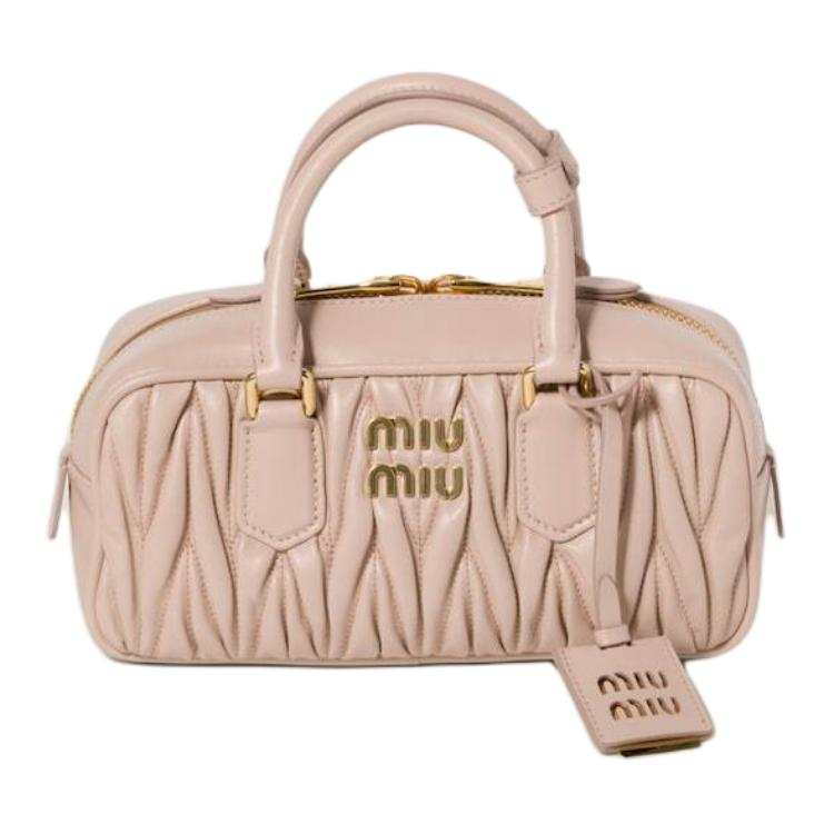 MIU MIU Arcadie Sheepskin Handbag Small Women's Pink