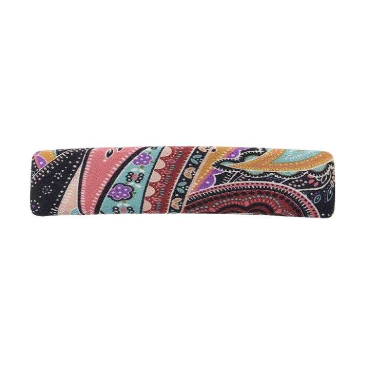 ETRO Printed Pattern Silk Hair Clips Women's Yellow