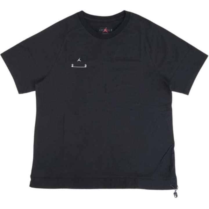 Jordan Jordan T Shirts Men's Black Crew Neck Moderate Straight Fit