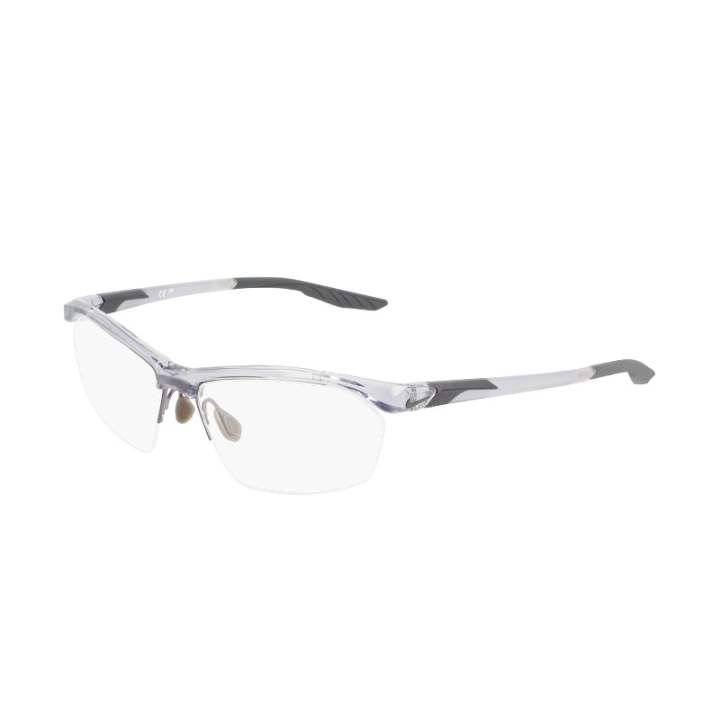 Nike Nike Injection Molded Square Eyeglass Frames Unisex Transparent