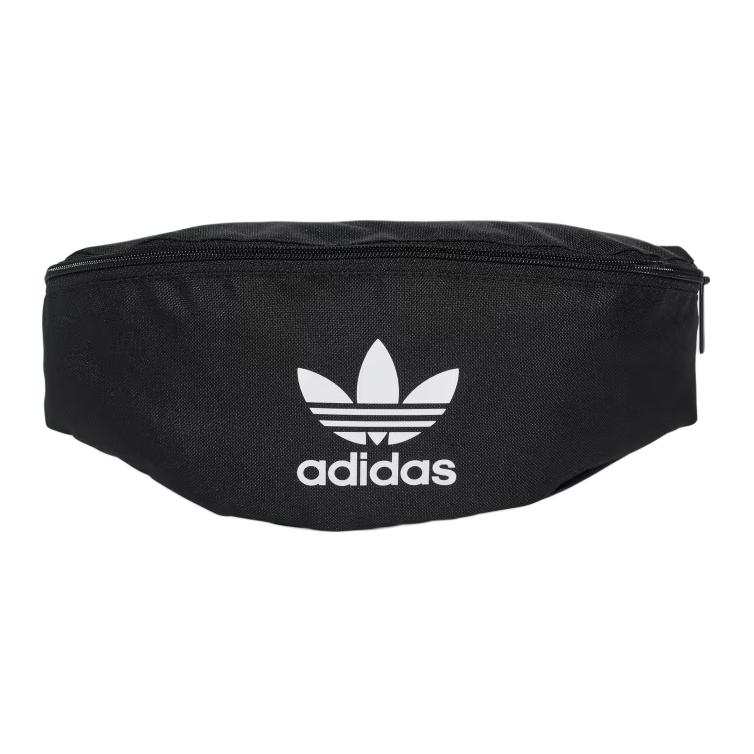 Adidas Originals Polyester One Shoulder Crossbody Fanny Pack Unisex Black