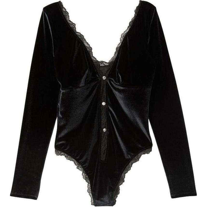 Victoria's Secret VERY SEXY Home Onesies Women's Black