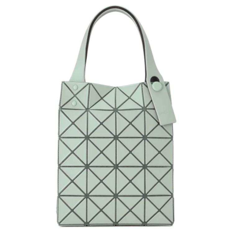 ISSEY MIYAKE Lucent Boxy & PVC Resin Handbag Mini Women's Gray Green
